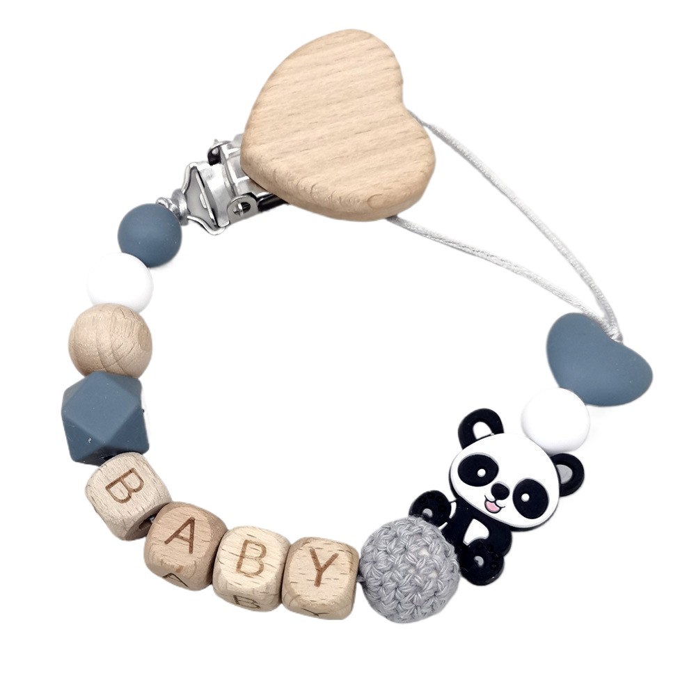 Baby Products - سلسلة لهاية أطفال خشبية مخصصة بتصميم